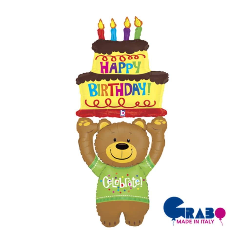 [Grabo Balloons] Special Delivery Bear 5&#039;(150cm)
