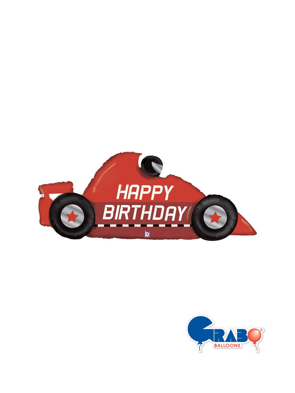 [Grabo Balloons] Race Car Birthday 56&quot;(109x43cm)